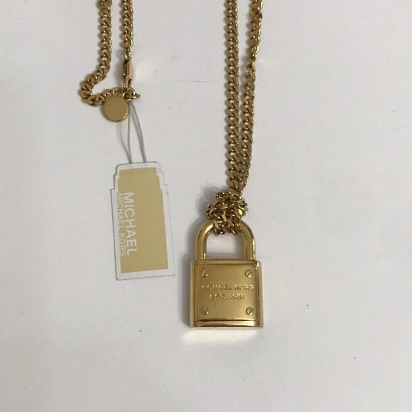 NWT Michael Kors Gold Tone Necklace